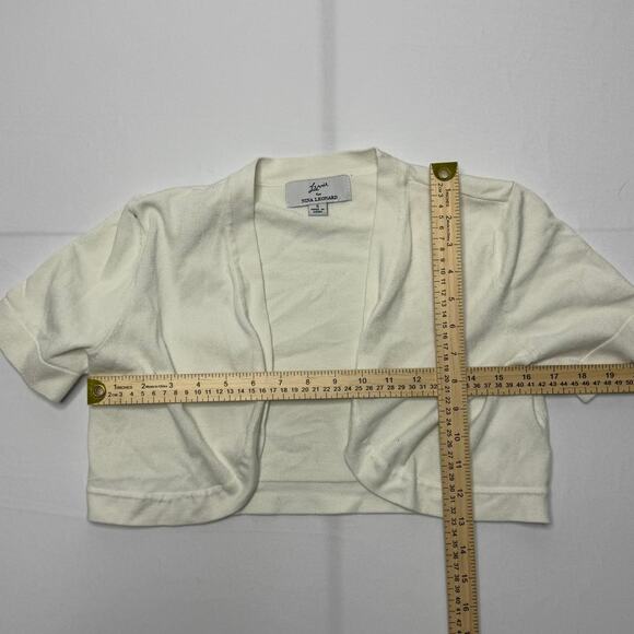 Lemmie For Nina Leonard Size Small white Mini Cardigan - Picture 4 of 4